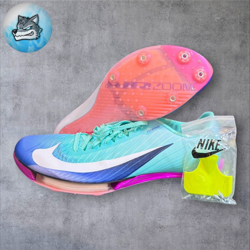 Nike Maxfly 2 RSG Track Sprinting Spikes Hyper Turquoise Mens Size 12 IO0309-300